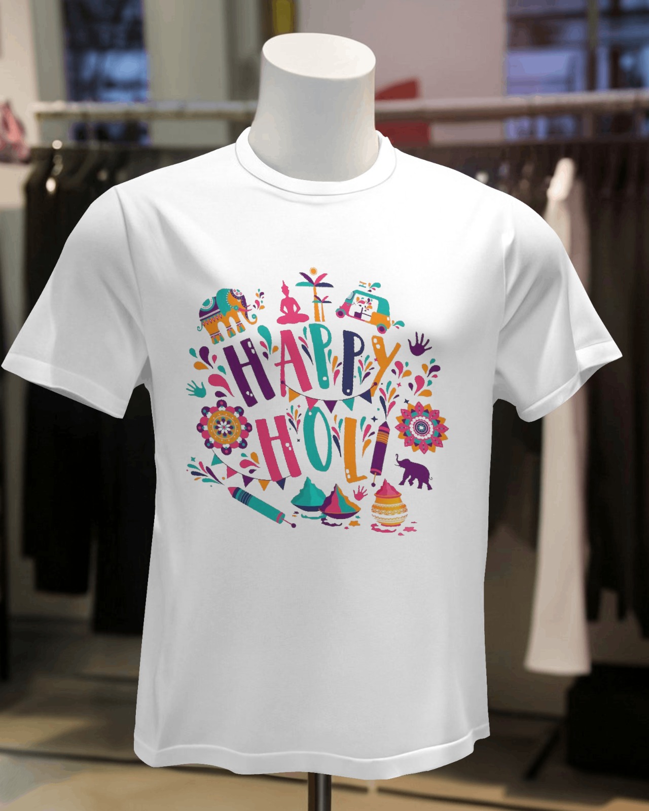 "Happy Holi" Holi T-Shirt