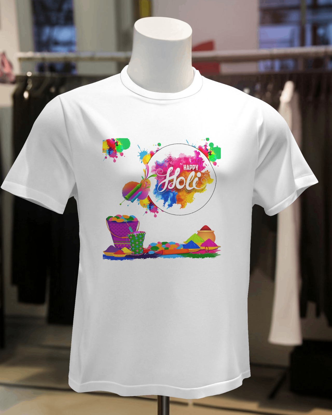 "Happy Holi" Holi T-Shirt